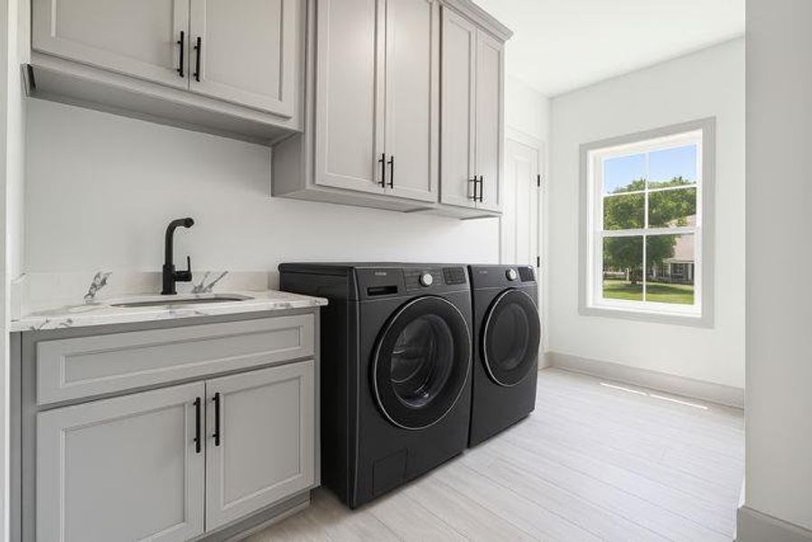Furnished interior view inside a new home in , Oxford (Image 11).