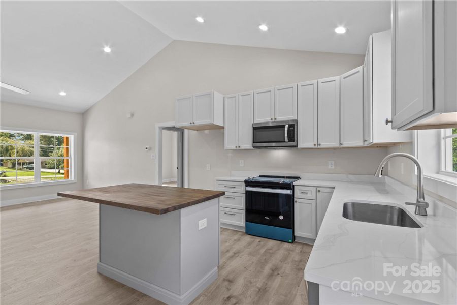 Furnished interior view inside a new home in , Statesville (Image 9).