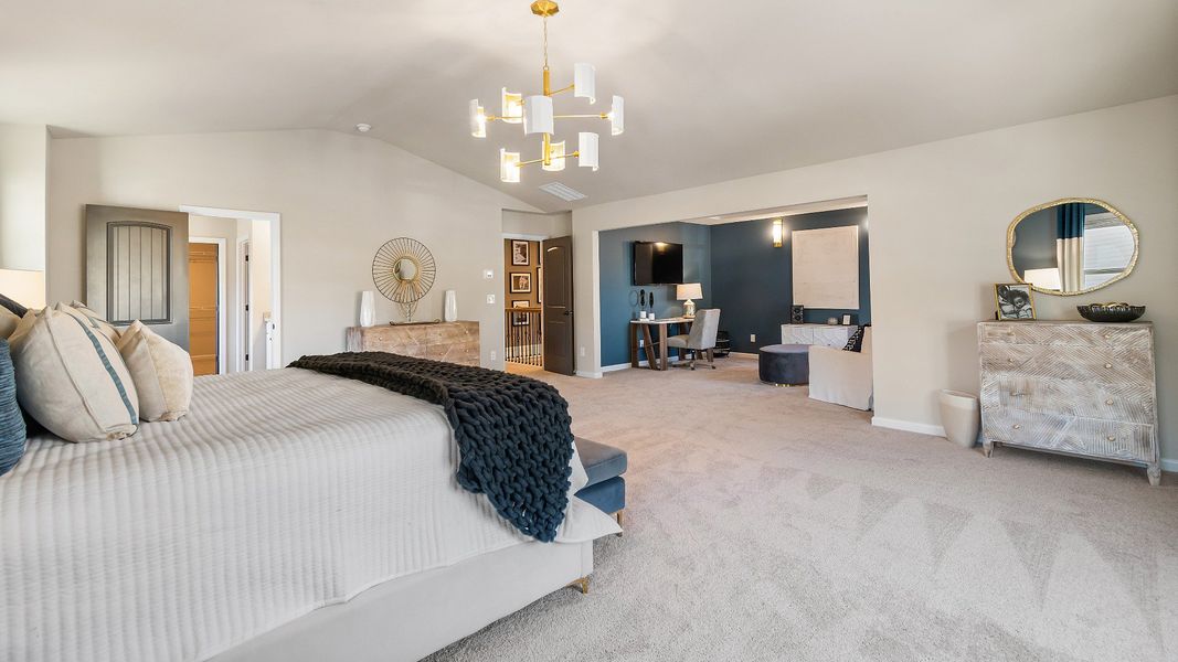 Furnished interior view inside a new home in Camp Creek Village, Atlanta (Image 34).