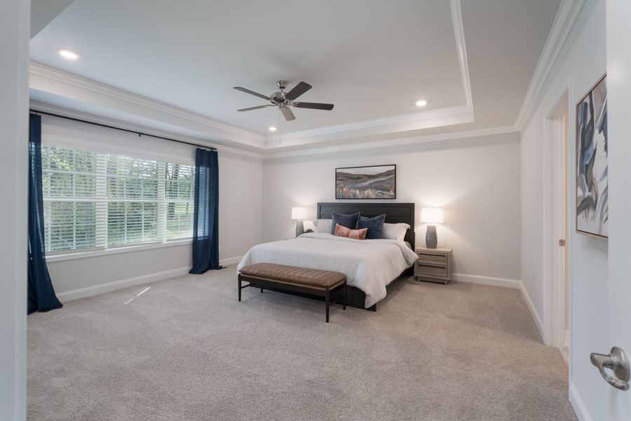 Representative furnished interior of a home built from the 3320 by Adams Homes in Norris Landing, Snellville (Image 18).
