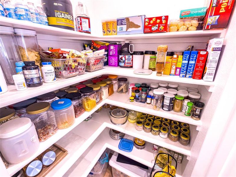 View of storage area