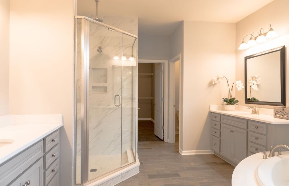 Owner's Bath Option 5 w/soaking tub and large show