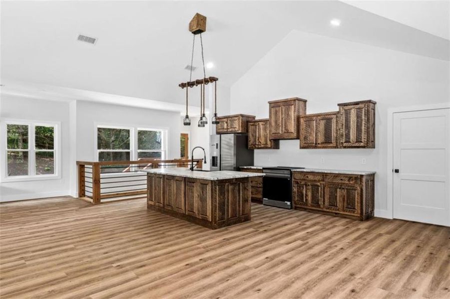 Furnished interior view inside a new home in , Ellijay (Image 13).