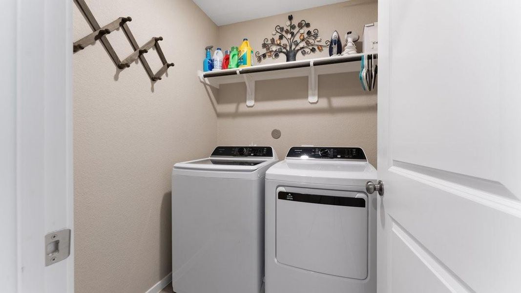 Included washer/dryer