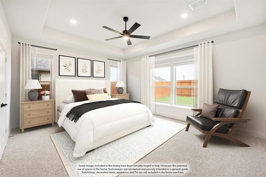 Furnished interior view inside a new home in Glenwood Meadows, Argyle (Image 14).