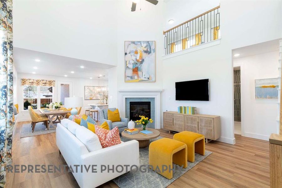 Furnished interior view inside a new home in The Parks at Wilson Creek, Celina (Image 20).