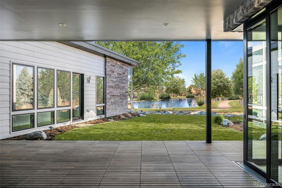 Exterior details and patio area of a home in , Cherry Hills Village (Image 4).