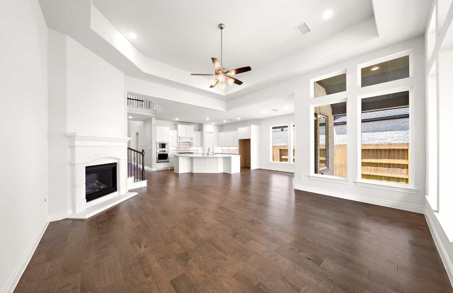 Representative unfurnished interior of a home built from the 3070AU by Ravenna Homes in Audubon 60′, Magnolia (Image 32).