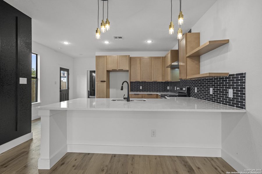 Furnished interior view inside a new home in , San Antonio (Image 35).