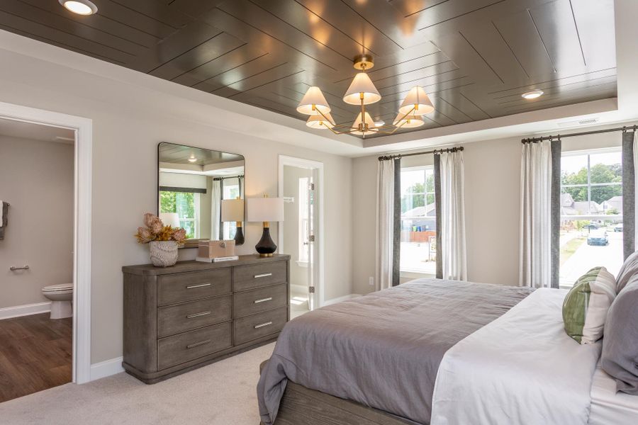 Furnished interior view inside a new home in Running Brook Townes, Durham (Image 22).