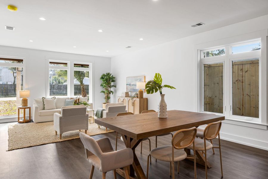 Furnished interior view inside a new home in , Charleston (Image 16). Furnished interior view inside a new home in , Charleston (Image 16).