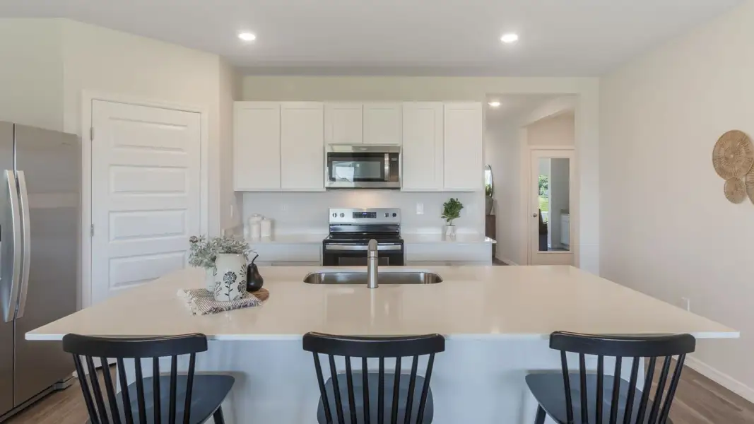 Furnished interior view inside a new home in Hamilton Bluff, Lake Hamilton (Image 19).