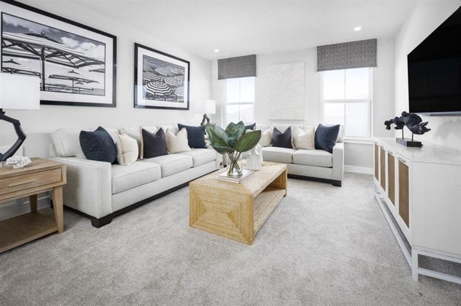 Furnished interior view inside a new home in Malabar Springs, Palm Bay (Image 17). Furnished interior view inside a new home in Malabar Springs, Palm Bay (Image 17).