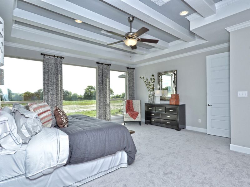 Representative furnished interior of a home built from the San Simeon I by Giddens Homes in Clearwater Ranch, Liberty Hill (Image 207).