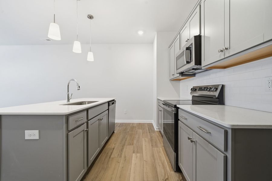 Furnished interior view inside a new home in Lakeview Village, Charlotte (Image 8).