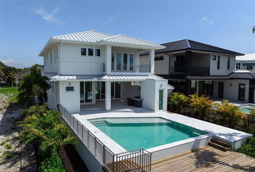 Exterior details and patio area of a home in , Sarasota (Image 29).