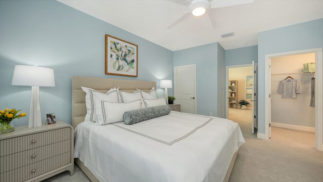 Representative furnished interior of a home built from the Parker by Neal Communities in SkySail, Naples (Image 28).