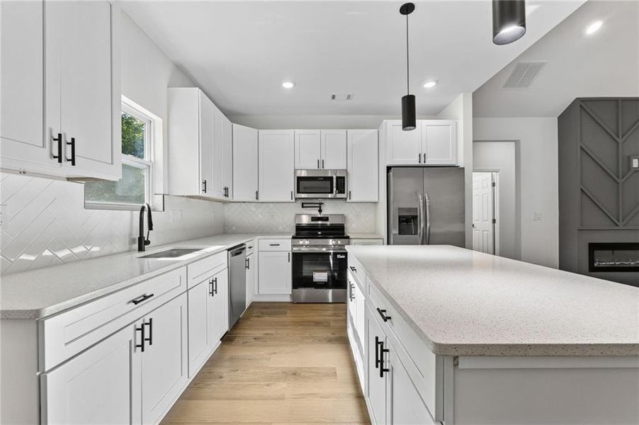 Furnished interior view inside a new home in , Newnan (Image 10).