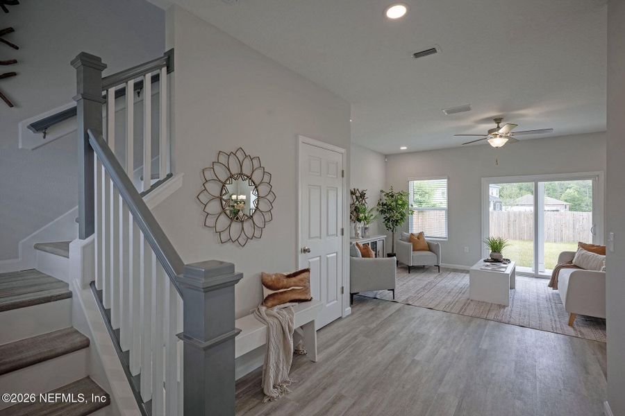Furnished interior view inside a new home in , Jacksonville (Image 35).