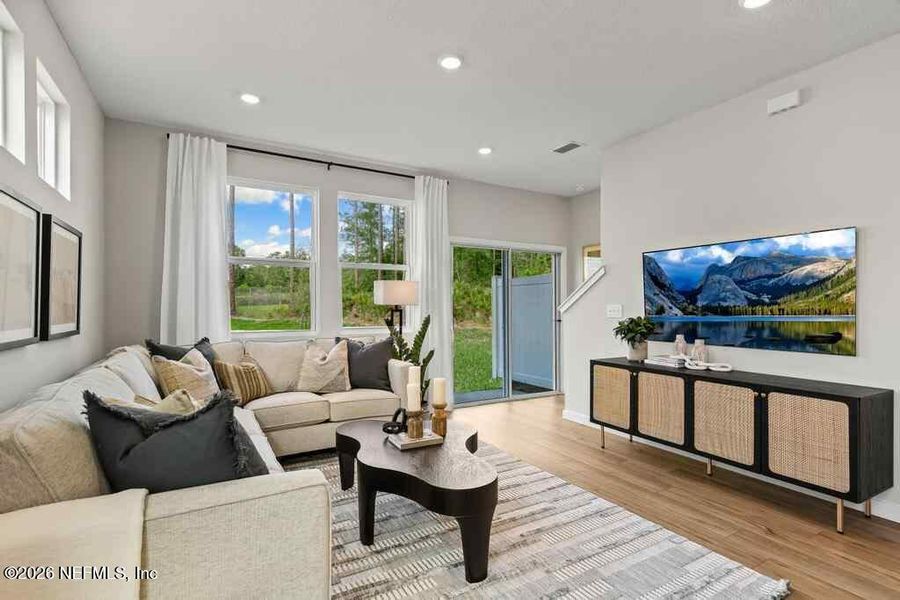 Furnished interior view inside a new home in , Jacksonville (Image 17).