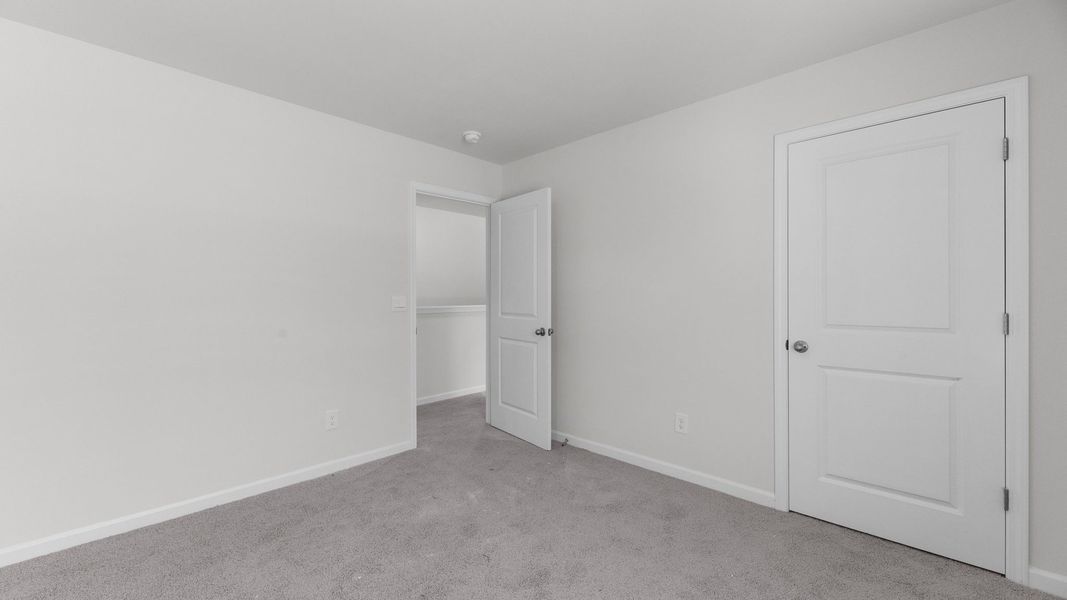 Spacious, unfurnished interior of a new home in Beaver Dam Crossing, Bailey (Image 24). Spacious, unfurnished interior of a new home in Beaver Dam Crossing, Bailey (Image 24).