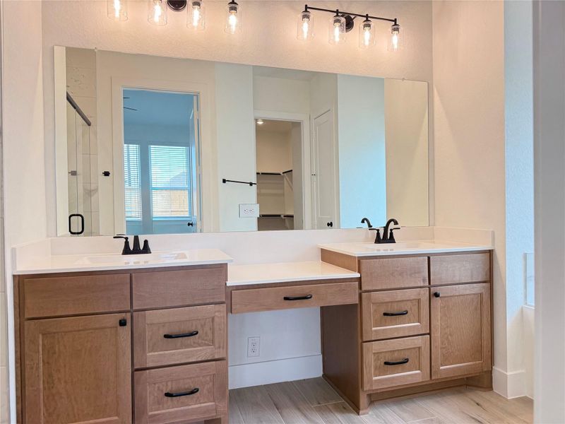Furnished interior view inside a new home in Wood Leaf Reserve, Tomball (Image 9).