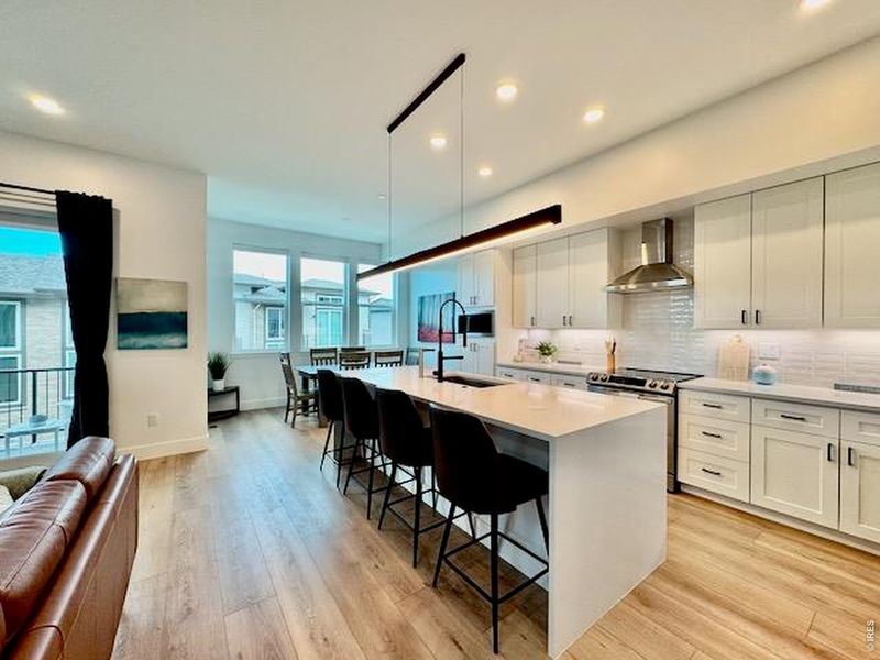 Furnished interior view inside a new home in , Superior (Image 22).