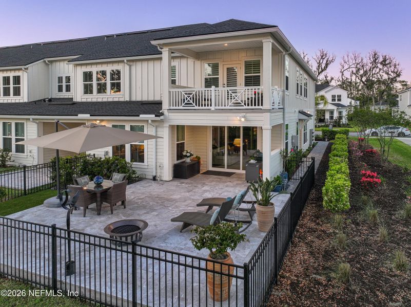 Exterior details and patio area of a home in , St. Johns (Image 24).