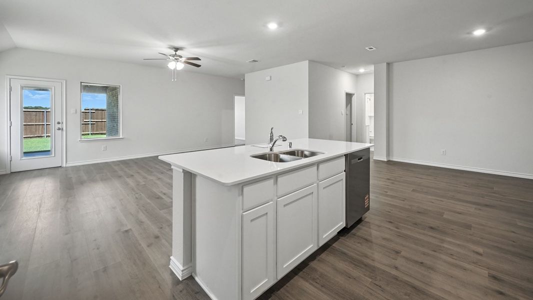 Furnished interior view inside a new home in Lilybrooke at Legacy Hills, Celina (Image 7).