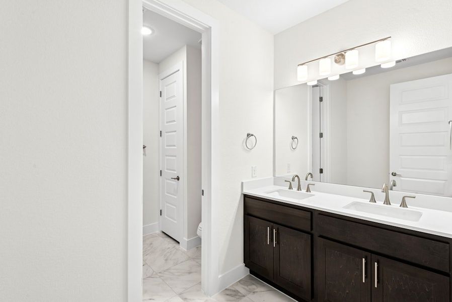 Furnished interior view inside a new home in Santa Rita Ranch, Liberty Hill (Image 15).