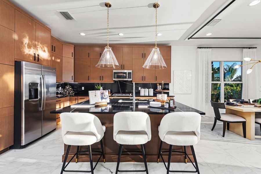 Representative furnished interior of a home built from the Skyline by GL Homes in Valencia Sky (55+), Naples (Image 7).