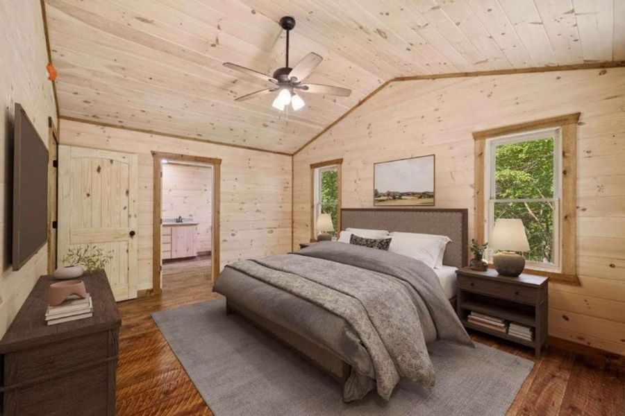 Furnished interior view inside a new home in , Blue Ridge (Image 20). Furnished interior view inside a new home in , Blue Ridge (Image 20).