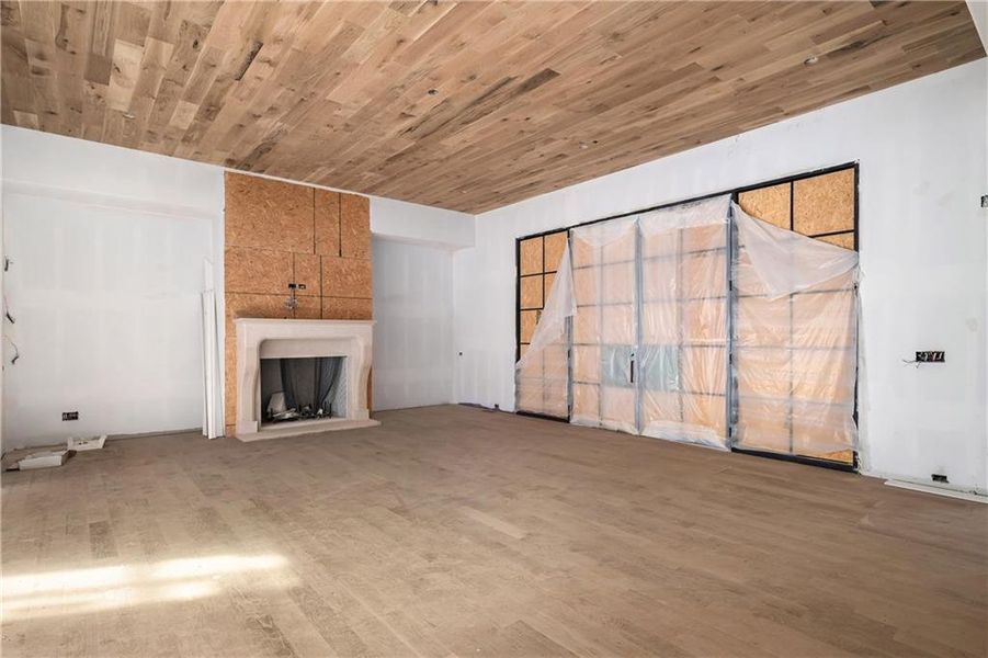 In-progress construction of a new home in , Milton, GA (Image 19).