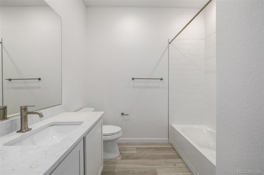 Furnished interior view inside a new home in Gateway Commons, Denver (Image 8).