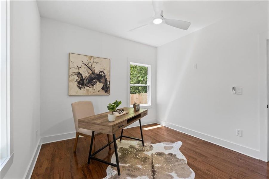 Furnished interior view inside a new home in , Atlanta (Image 14).