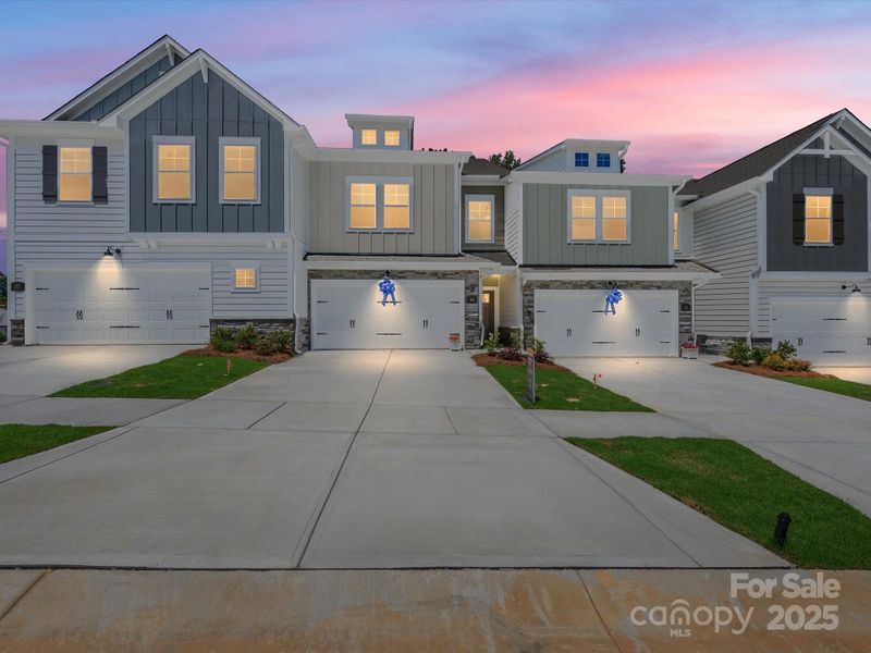 Front exterior of a new home in Westview Towns, Waxhaw, NC, highlighting curb appeal (Image 2).