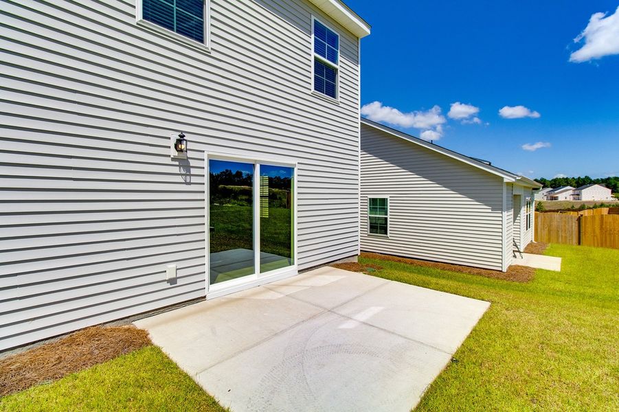 Exterior details and patio area of a home in Ellington, Elgin (Image 3).