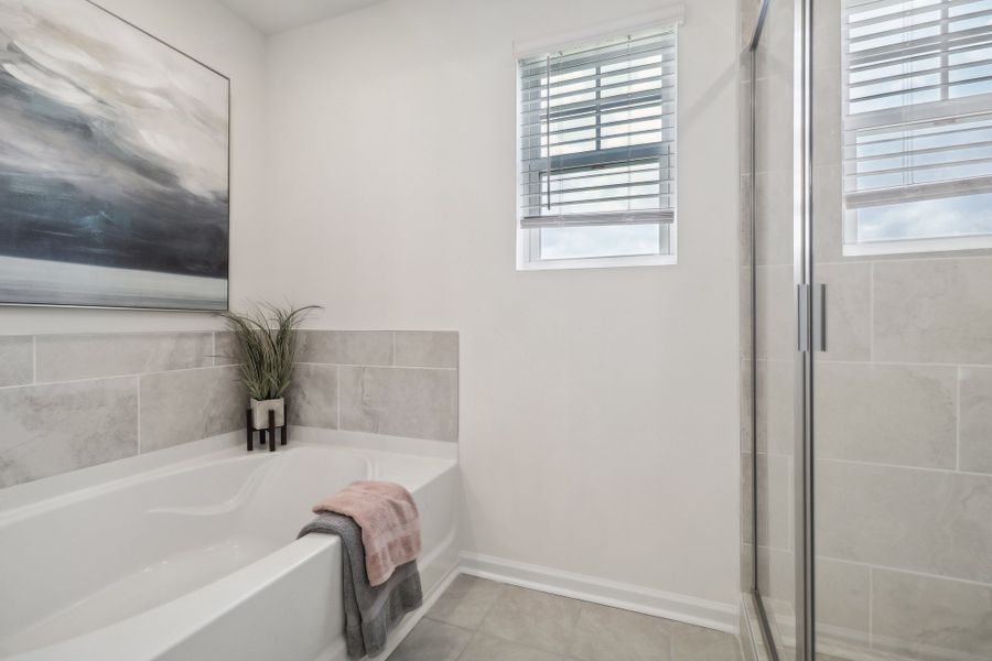 Representative furnished interior of a home built from the Bentcreek II by Great Southern Homes in Old Charleston Acres, Pelion (Image 44).