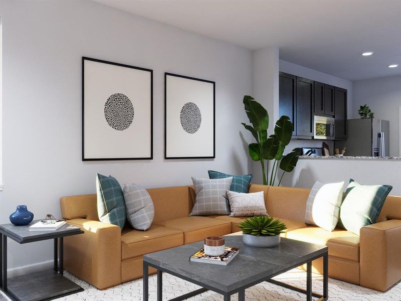 Furnished interior view inside a new home in Christian Meadows, Ennis (Image 6). Furnished interior view inside a new home in Christian Meadows, Ennis (Image 6).