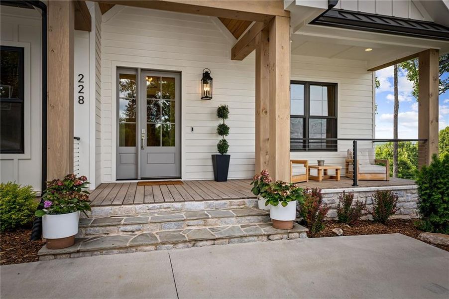 Exterior details and patio area of a home in , Blairsville (Image 41). Exterior details and patio area of a home in , Blairsville (Image 41).