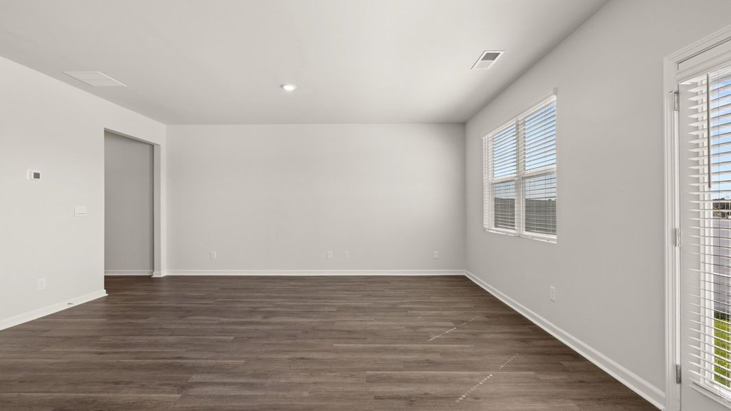 Spacious, unfurnished interior of a new home in Rushing Waters Townhomes, North Augusta (Image 14). Spacious, unfurnished interior of a new home in Rushing Waters Townhomes, North Augusta (Image 14).