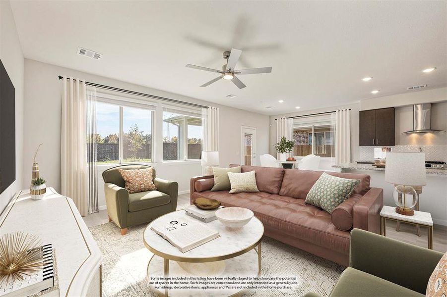 Furnished interior view inside a new home in Rolling Meadows, Lancaster (Image 6).