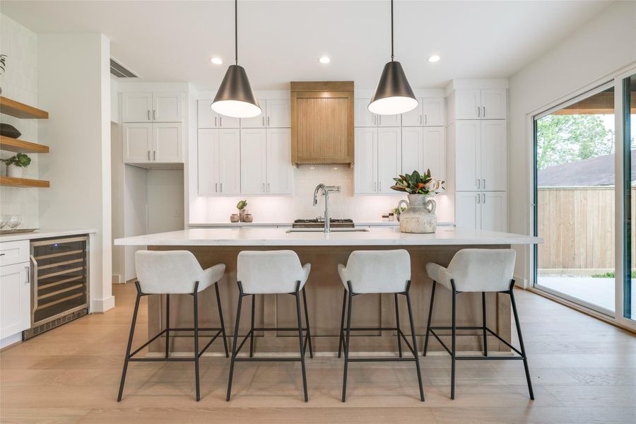 Furnished interior view inside a new home in , Houston (Image 10).