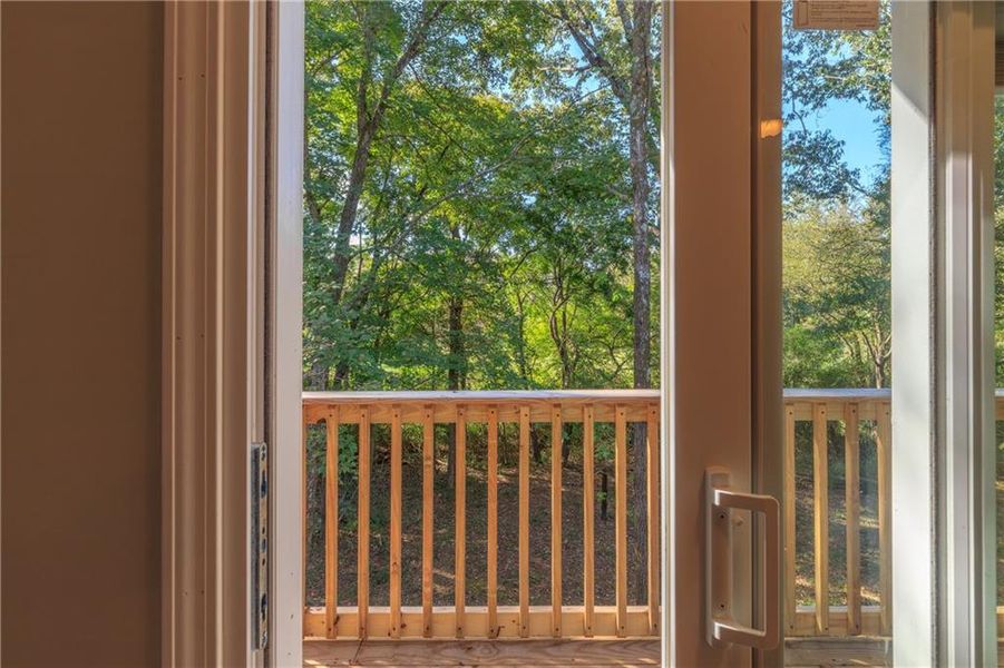 Exterior details and patio area of a home in , Menlo (Image 18).