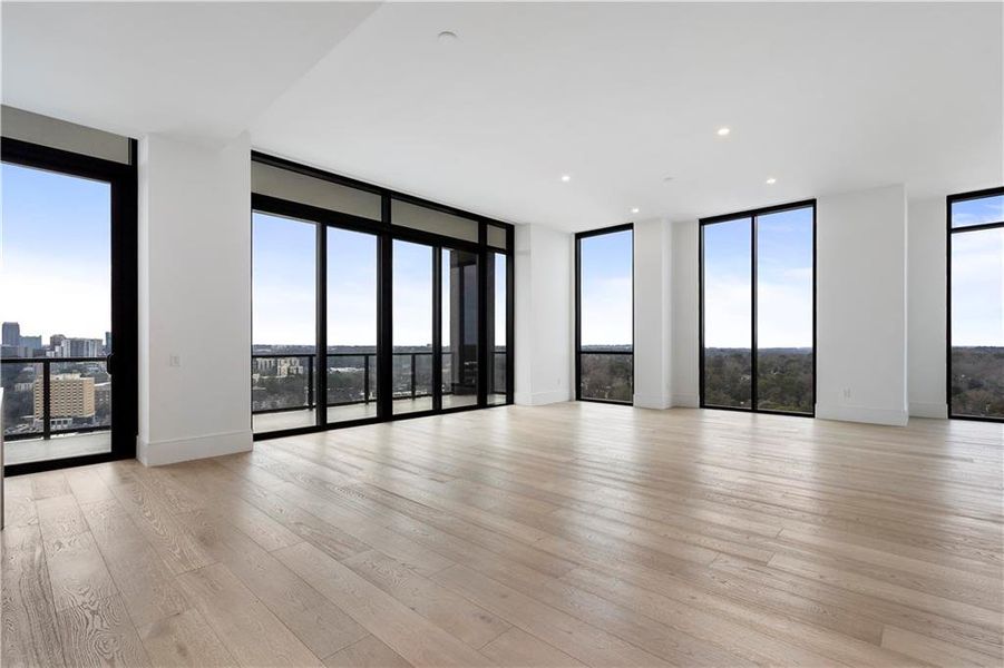 Spacious, unfurnished interior of a new home in The Dillon Buckhead, Atlanta (Image 53).