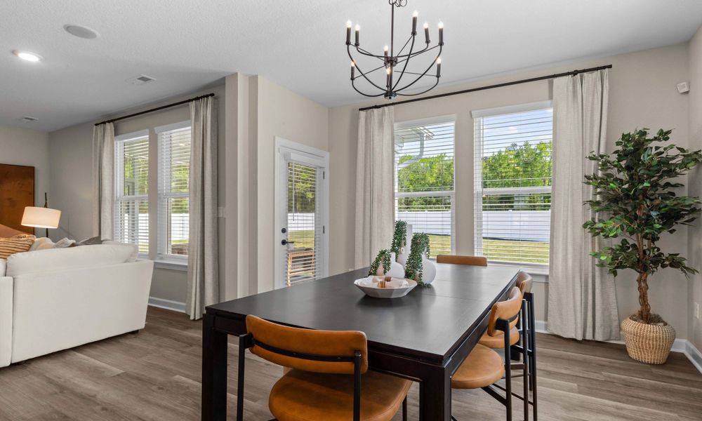 Representative furnished interior of a home built from the The Waverunner by Chesapeake Homes in Bridgewater - Shorehaven Village, Little River (Image 11).