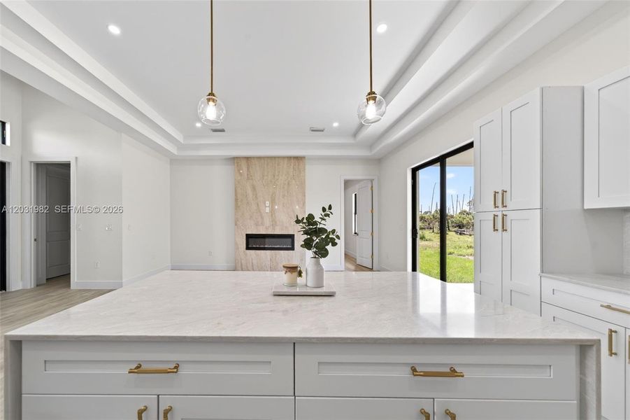 Furnished interior view inside a new home in , Naples (Image 6).