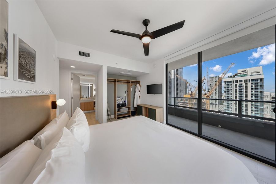 Furnished interior view inside a new home in , Miami (Image 9). Furnished interior view inside a new home in , Miami (Image 9).