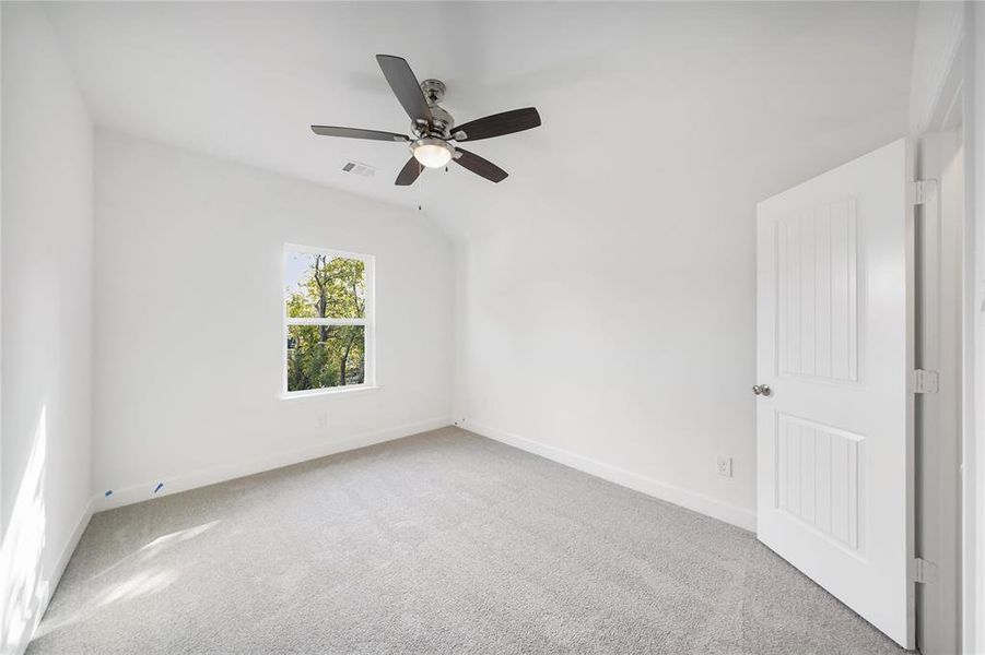 One of two Secondary Bedrooms (Sample photos of a completed Chesapeake floor plan. The image may feature alternative selections and/or upgrades.)