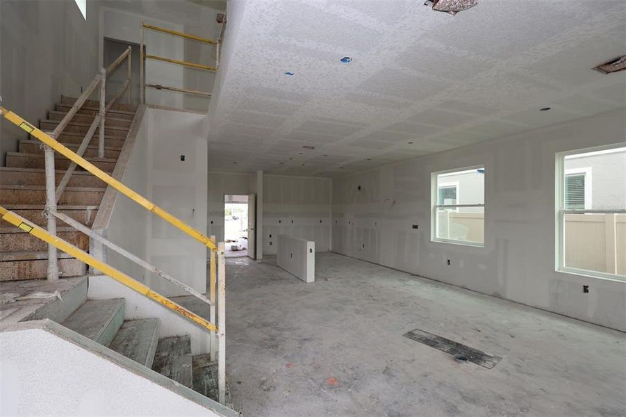 In-progress construction of a new home in Center Lake on the Park, St. Cloud, FL (Image 10).